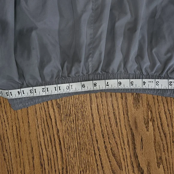 Nordictrack Men's Gray Athletic Wind Pants with Black Stripe. Xl - Picture 7 of 9